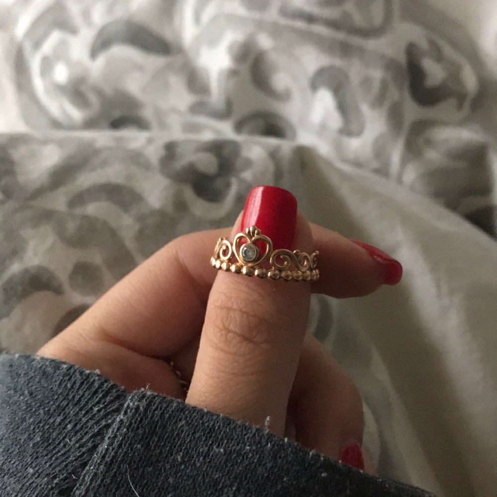 Pandora Rose Gold Princess Ring